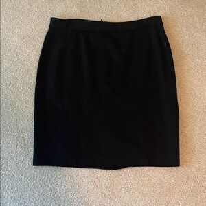 Talbots Classic Black A-Line Skirt